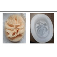 Silikonová forma na vosk Růže