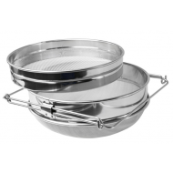 Cedník dvojitý s úchytným rámem pozinkovaný