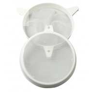 Cedník dvojitý s úchyty plastový